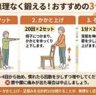 簡単なエクササイズで足腰を鍛える